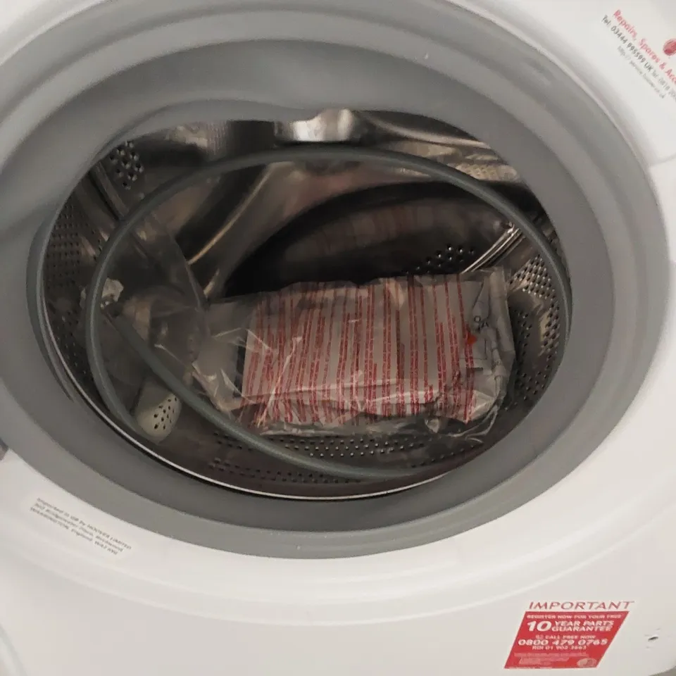 HOOVER H-WASH 300 PRO 9KG INTEGRATED WASHING MACHINE IN WHITE, MODEL: HBWOS 69TMCE-80 