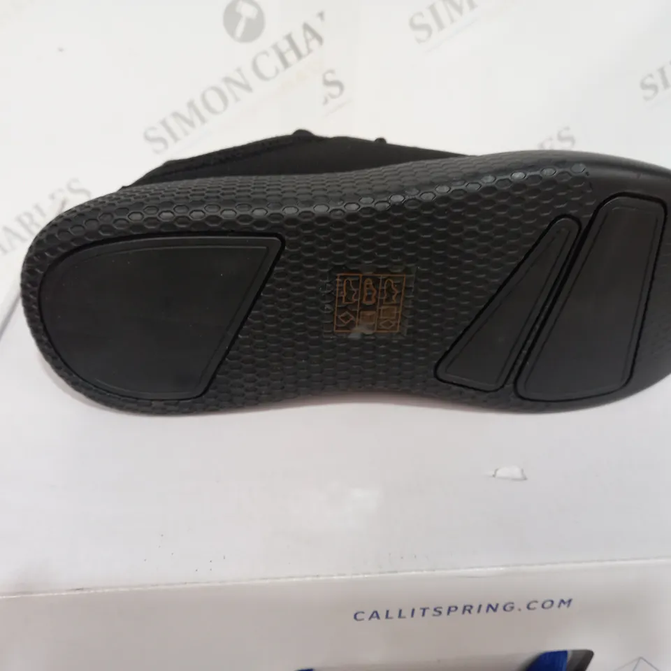 BOXED CALL IT SPRING BRIARSRYN ALDO BLACK SHOES - SIZE 7