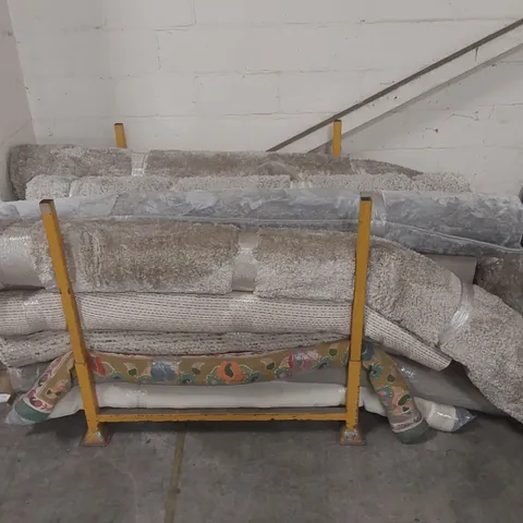 STILLAGE CONTAINING APPROXIMATELY  20x ASSORTED DESIGNER RUGS - STILLAGE NOT INCLUDED
