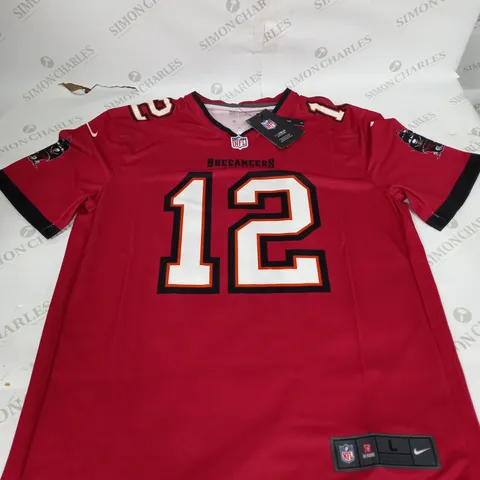 NIKE NFL BUCCANEERS JERSEY - '12 BRADY' - LARGE