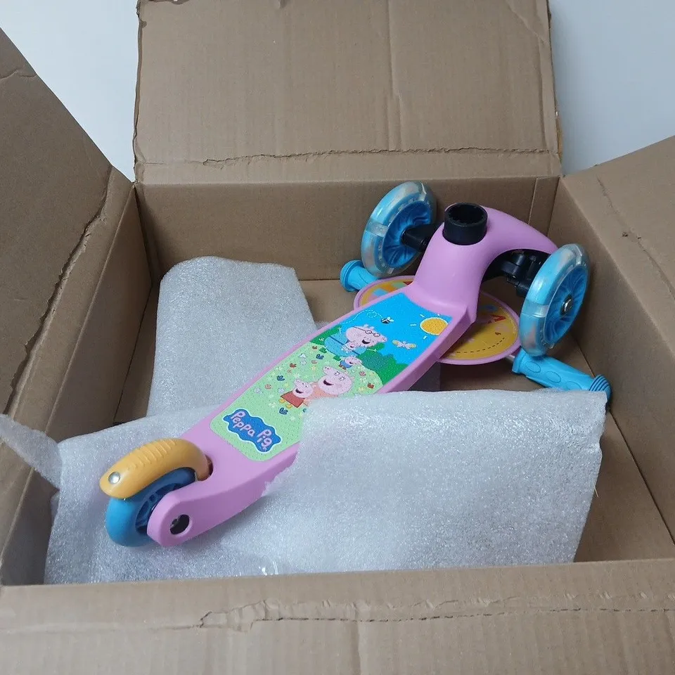 PEPPA PIG MINI GO TILT SCOOTER BOXED