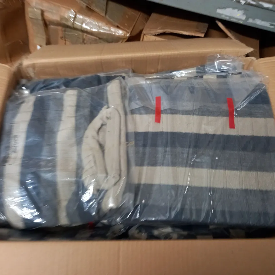 LARGE QUANTITY OF ASSORTED ROLL NECK STRIPED JUMPERS - SIZE UNSPECIFIED