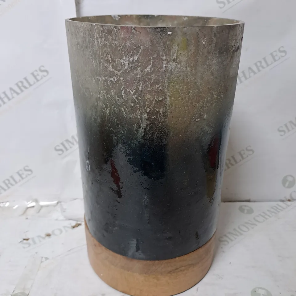 BOXED MY HOME OMBRE GLASS HURRICANE LANTERN 