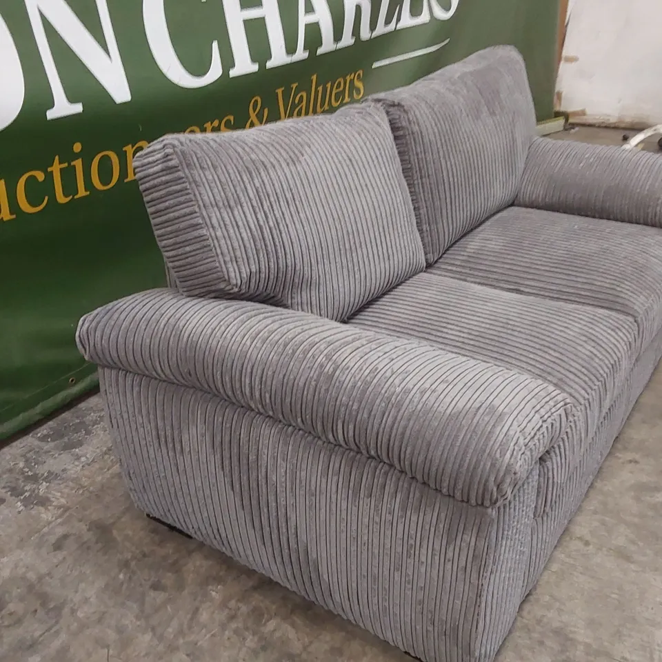 AMALFI STANDARD BACK FABRIC 2 SEATER SOFA - CHARCOAL RRP £499
