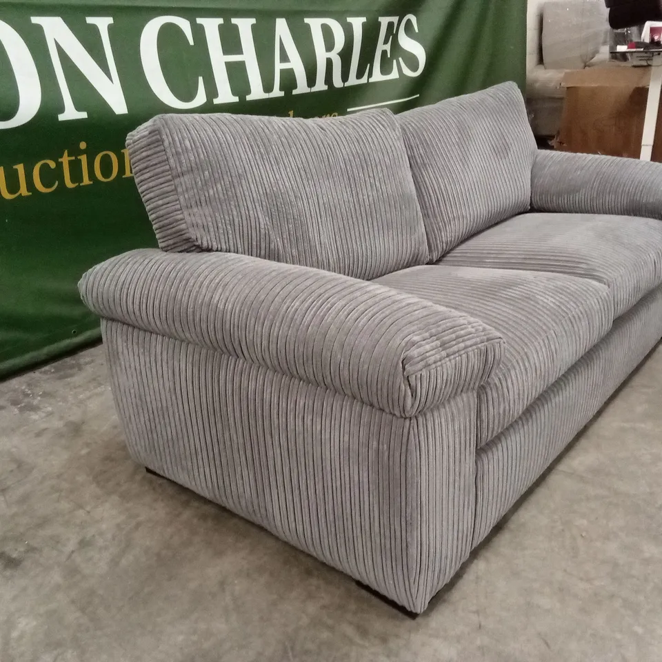 AMALFI STANDARD BACK FABRIC SOFA BED - CHARCOAL RRP £699