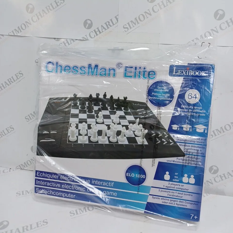 BOXED LEXIBOOK CG1300 CHESSMAN ELITE, INTERACTIVE ELECTRONIC CHESS RRP £53.99