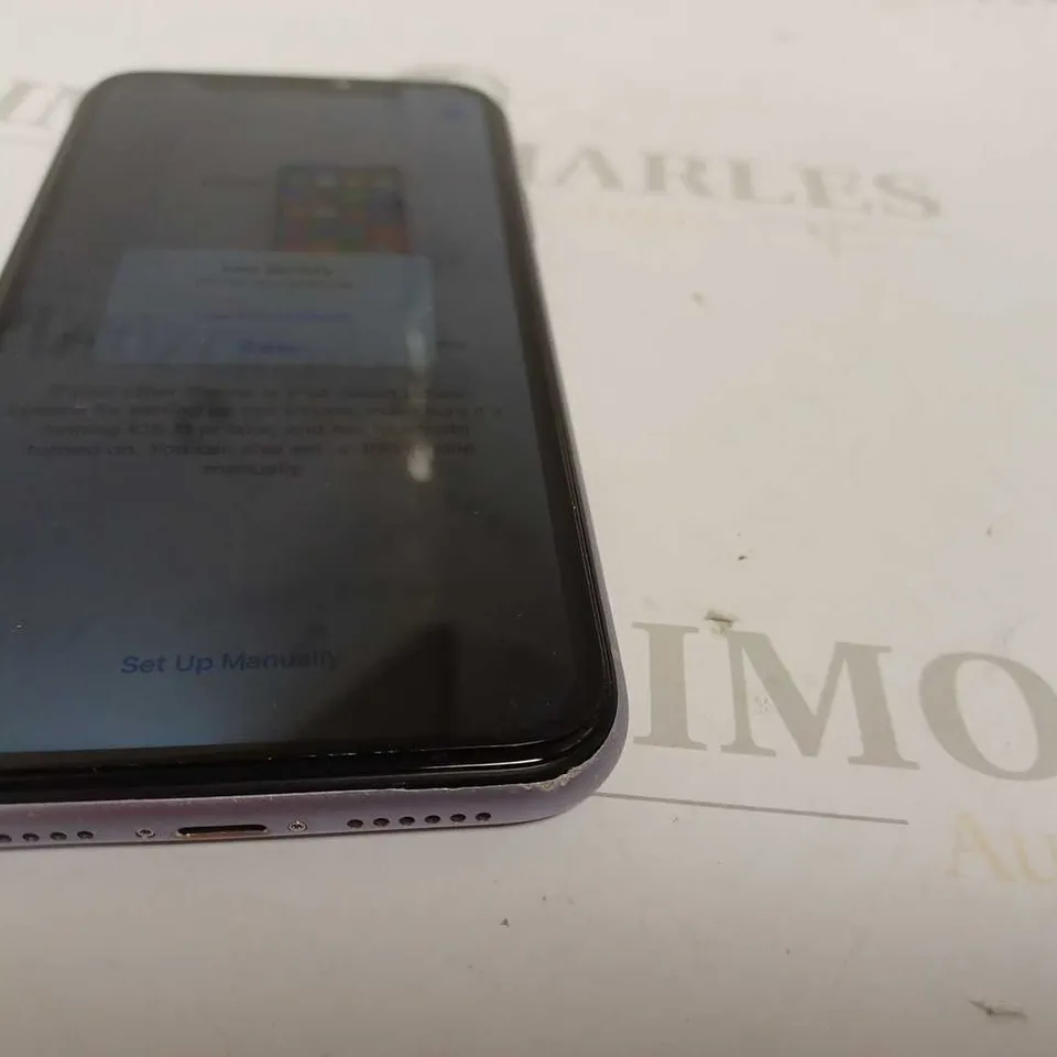 APPLE IPHONE - PURPLE MODEL UNKNOWN