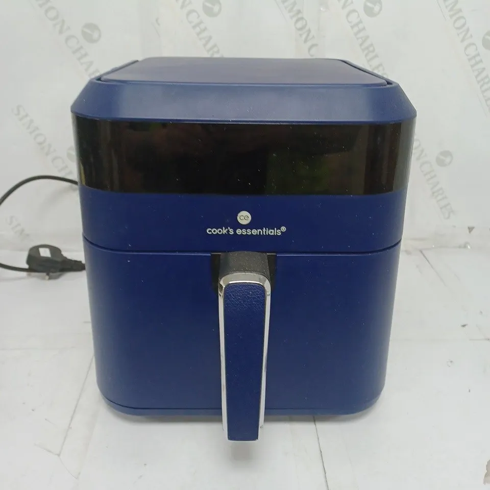 COOK'S ESSENTIALS AIR FRYER BLUE