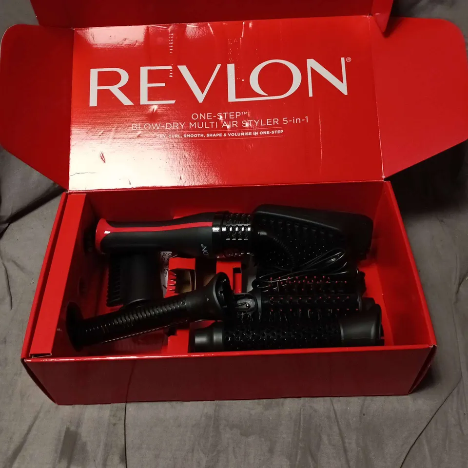 REVLON ONE-STEP BLOW-DRY MULTI AIR STYLER 5-IN-1 – BOXED