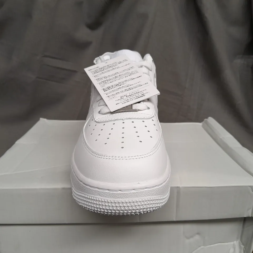 BOXED NIKE AIR FORCE 1'S IN WHITE - UK 8 