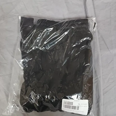 FRANK USHER SEQUIN TAPE CREPE TROUSERS WITH SIDE SLITS - S/M