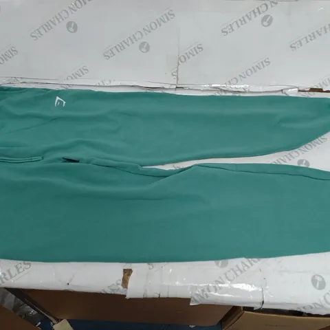 GYMSHARK GREEN LOGO JOGGERS- SMALL