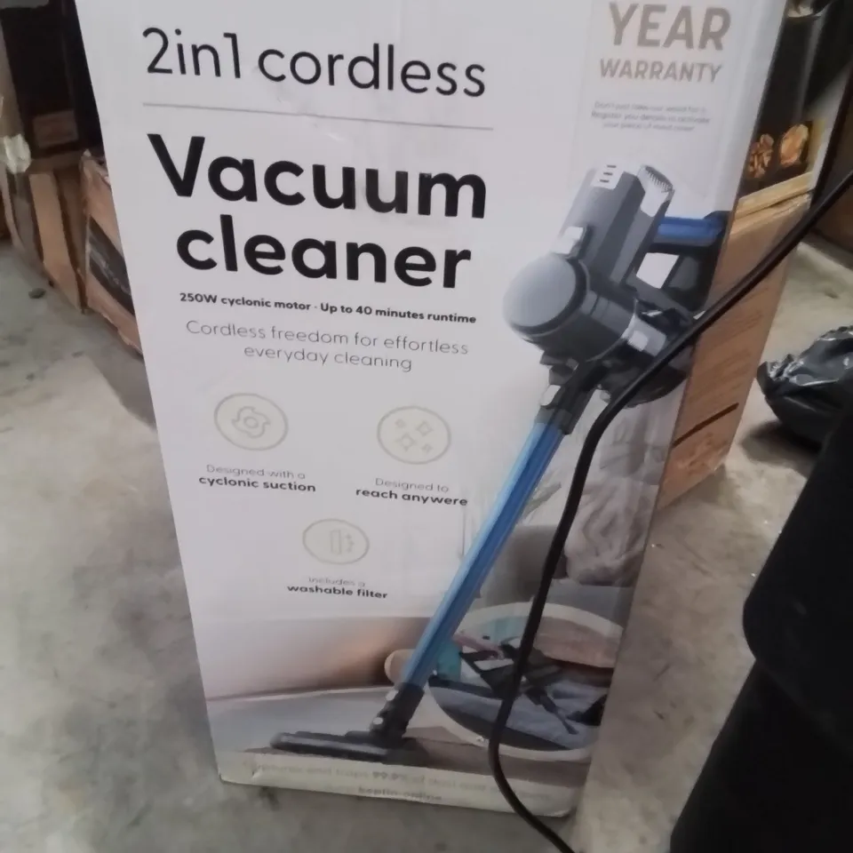 BOXED KEPLIN 2IN1 CORDLESS VACUUM CLEANER 