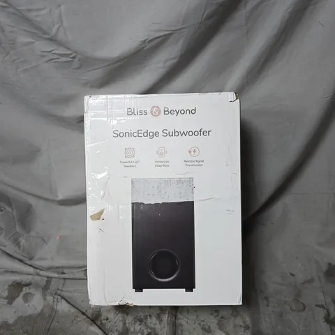 BLISS AND BEYOND SONICEDGE SUBWOOFER BOXED