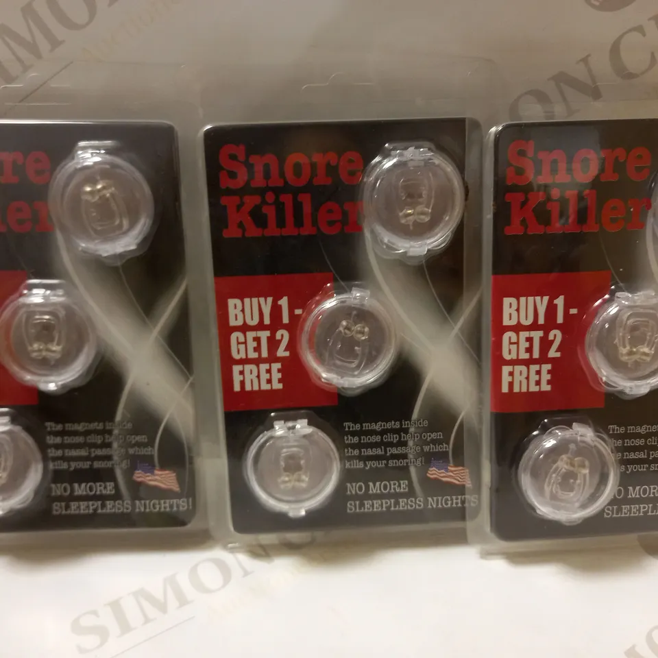 3 X 3 SNORE KILLER ANTI-SNORE DEVICES