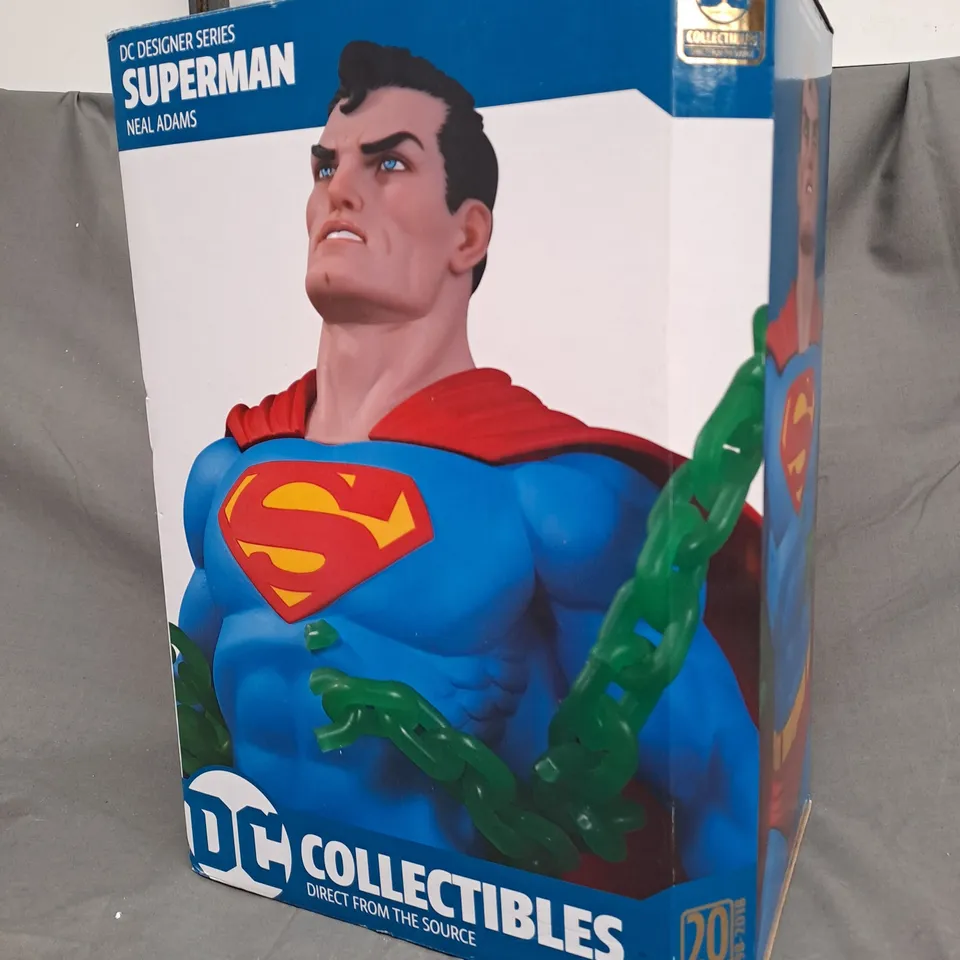 SUPERMAN STATUE NEAL ADAMS DESIGNER SERIES DC COLLECTIBLES