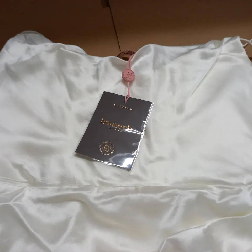 HOUSE OF CB REVA IVORY DRESS - M