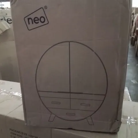 BOXED NEO WALL MOUNTED 2-DRAWER VANITY UNIT (1 BOX)