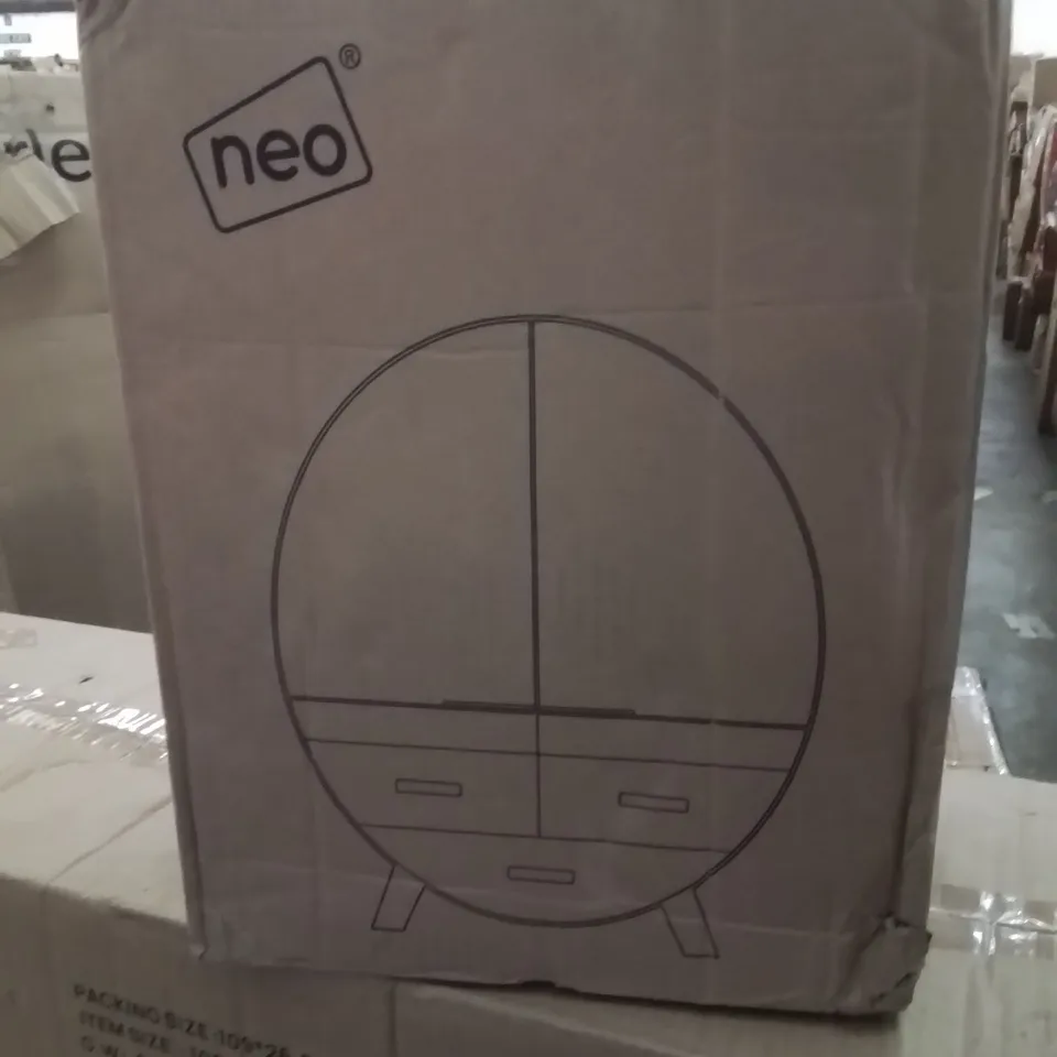 BOXED NEO WALL MOUNTED 2-DRAWER VANITY UNIT (1 BOX)