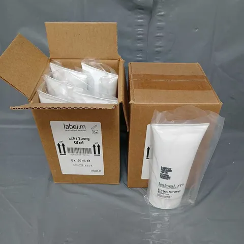 LABEL.M 2X6 EXTRA STRONG HAIR GEL 150ML