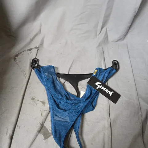 BOX OF APPROXIMATELY 12 ASSORTED CLOTHING ITEMS INCLUDING GOSSARD G STRING , GUY DE FRANCE BRIEFS , NYLON DREAMS BRIEFS , NYLON DREAMS SUSPENDER BELT 