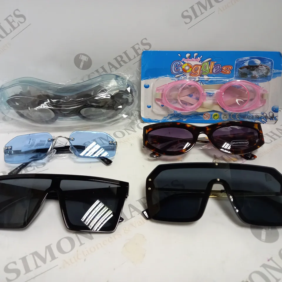 APPROXIMATELY 6 ASSORTED SUNGLASSES IN VARIOUS STYLES & BRANDS 