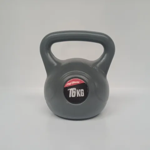PHOENIX FITNESS GREY KETTLEBELL 16 KG