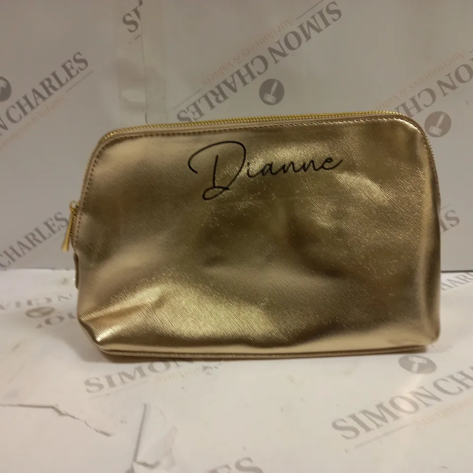 PERSONALISED LARGE MAKE UP BAG ROSE GOLD 