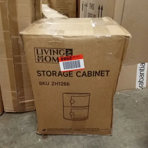 BOXED SMALL DESKTOP STORAGE CABINET (1 BOX)