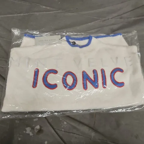 BAGGED MINT VELVET CREAM ICONIC COSY JUMPER IN CREAM - MEDUM