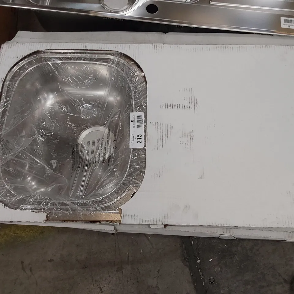 NAKAYA STAINLESS STEEL SINGLE BOWL SINK & DRAINER 