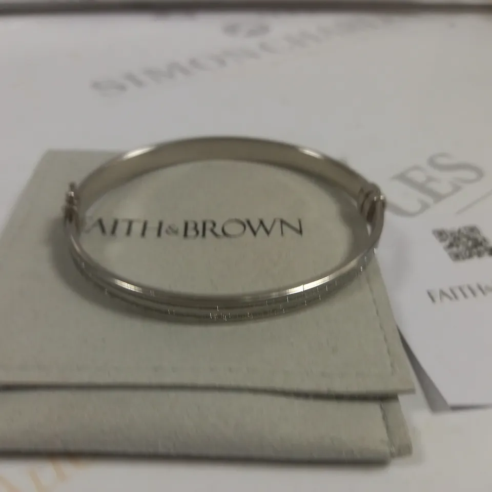 FAITH & BROWN DOUBLE STARDUST BANGLE BANGLE