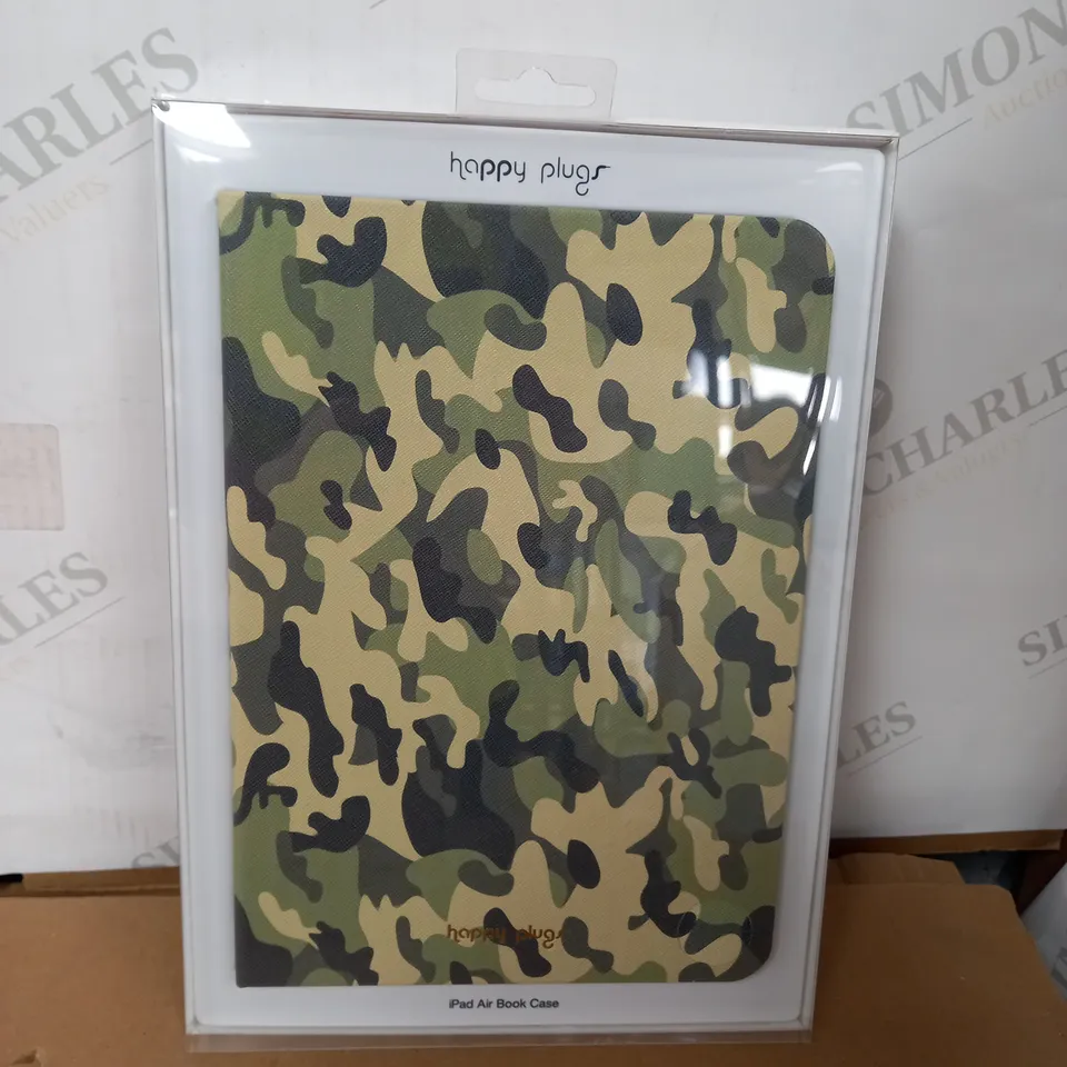 LOT OF 10 HAPPY PLUGS IPAD AIR BOOK CASES - CAMO