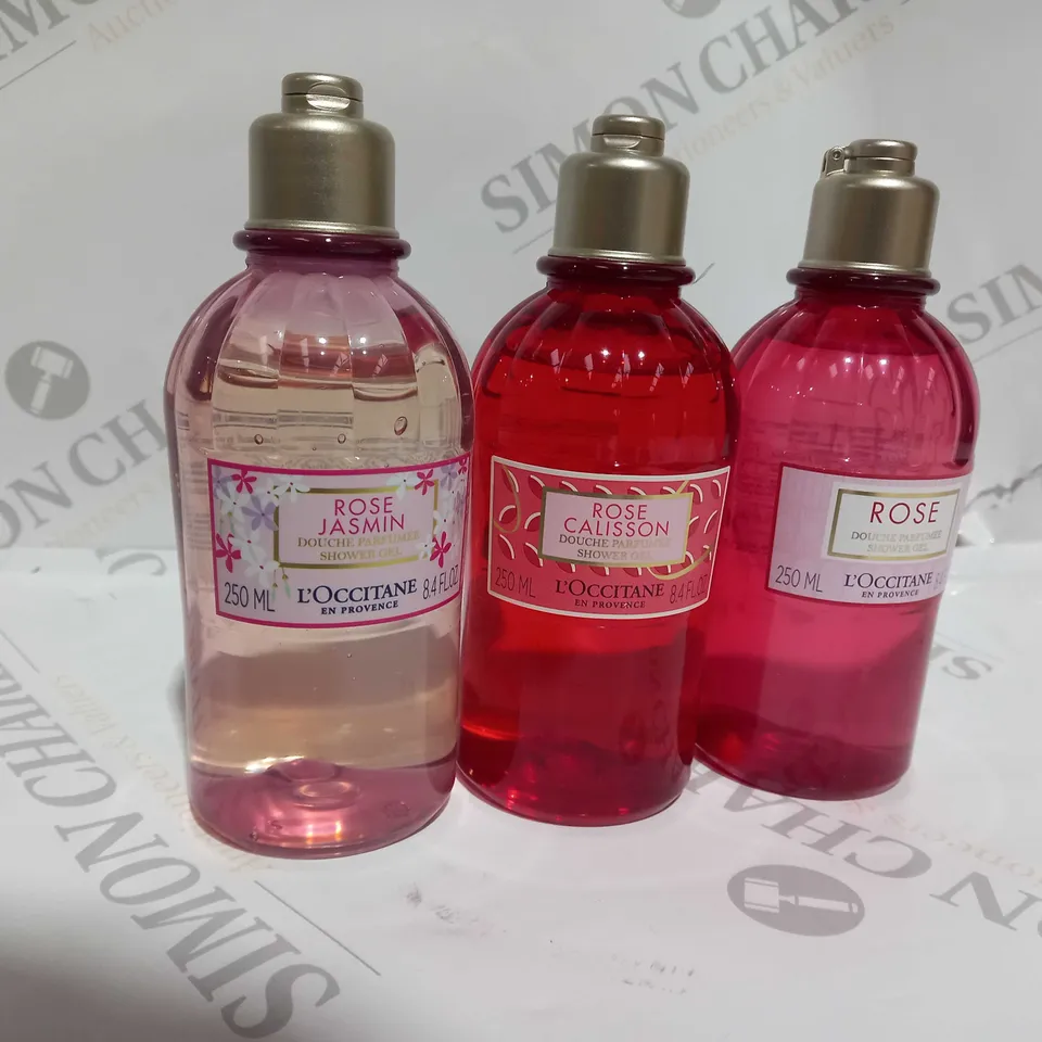 SET OF 3 L'OCCITANE PARFUME SHOWER GEL 
