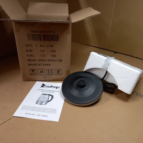 BOXED CLEAR ELECTRIC KETTLE
