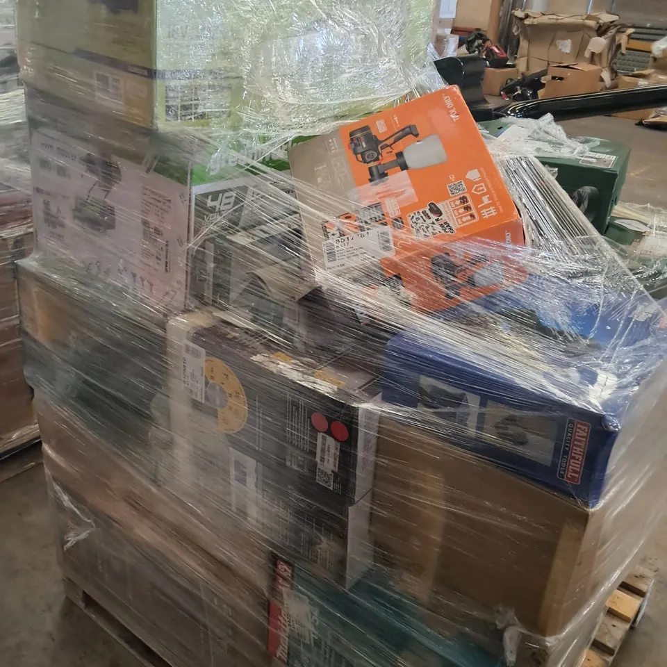 PALLET OF APPROXIMATELY 38 UNPROCESSED RAW RETURN HOUSEHOLD AND ELECTRICAL GOODS TO INCLUDE;