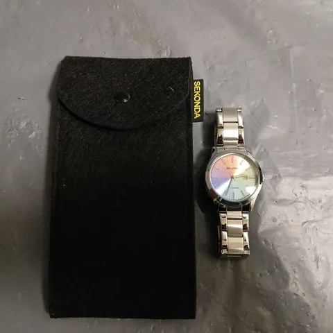 SEKONDA RAINBOW STAINLESS STEEL WATCH