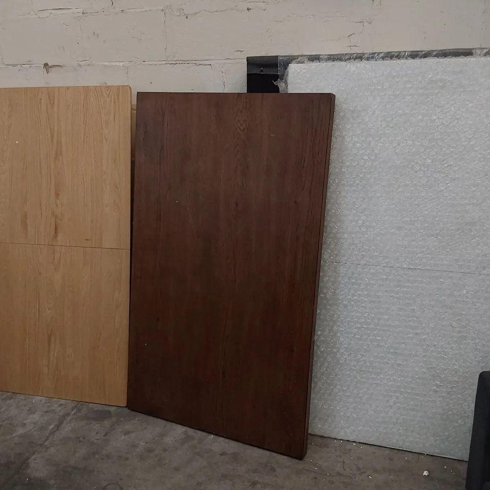 THREE ASSORTED TABLE TOPS ( 2 EXTENDING)