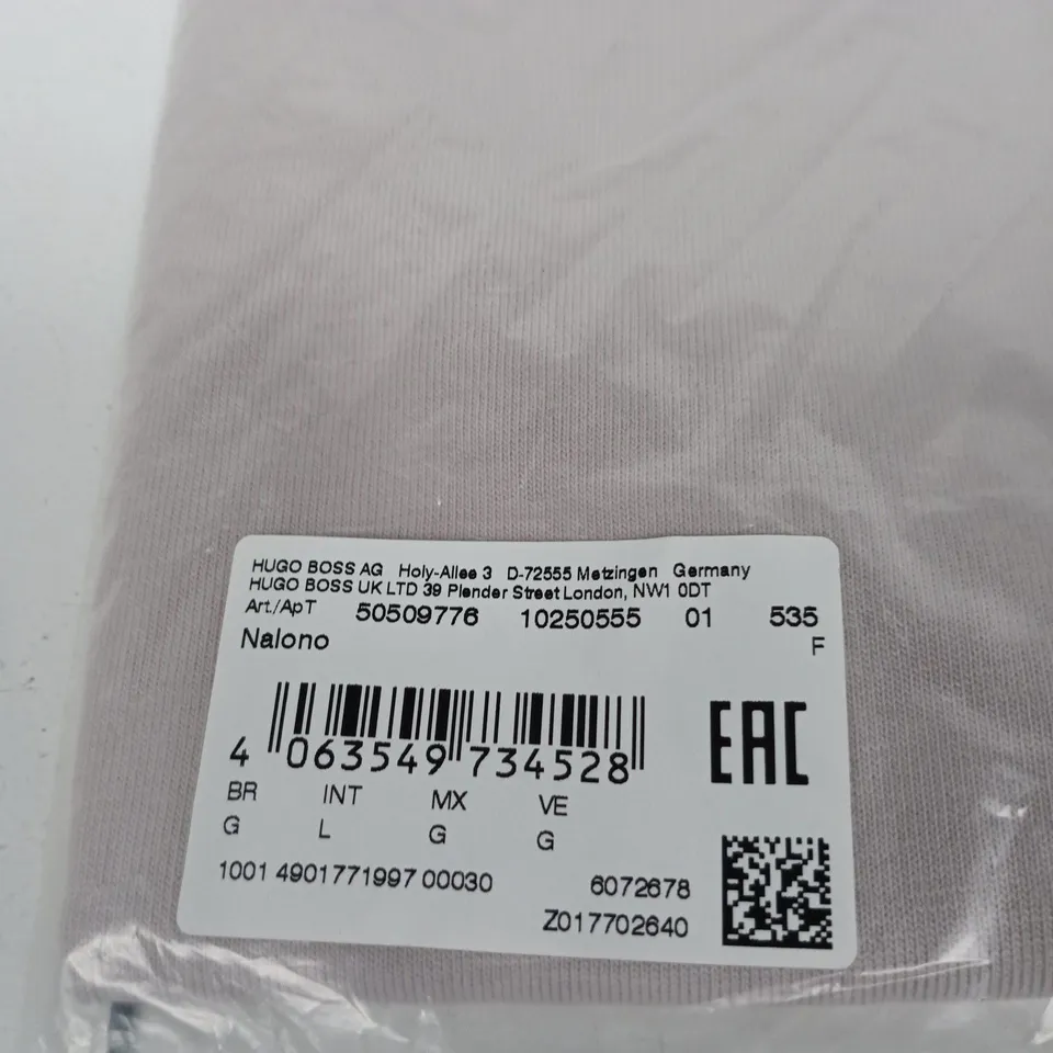 HUGO BOSS NALONO TOP – WITH TAGS - SIZE L