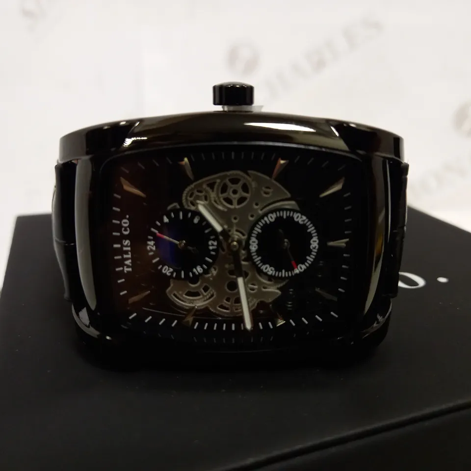 TALIS CO TWO TONE LEATHER STRAP WATCH RRP £550