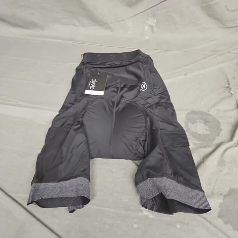 RIVELO WOMENS KESSOCK DISTANCE SHORTS IN BLACK/REFLECTIVE SIZE L