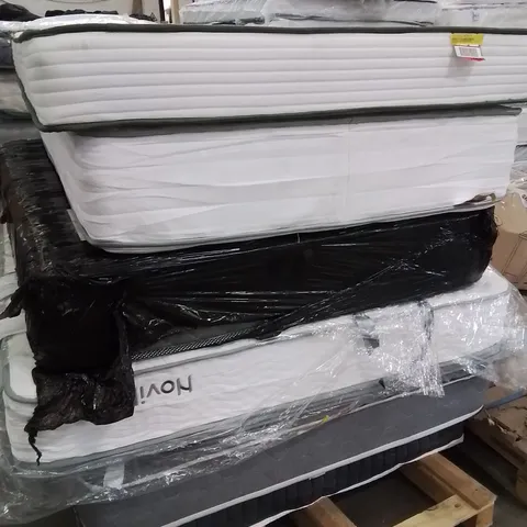 PALLET CONTAINING 6 ASSORTED MATTRESSES IN VARIOUS SIZES AND GRADES