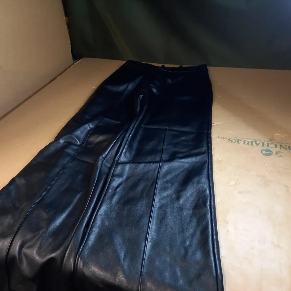 PAIR OF BOA FAUX LEATHER TROUSERS - SIZE MEDIUM