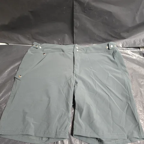 AQUANAUTIA LONDON MEN'S SHORTS WITH WATERPROOF POCKET IN BLUE/GREY – SIZE M