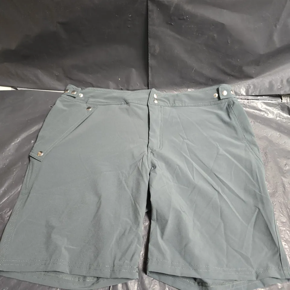 AQUANAUTIA LONDON MEN'S SHORTS WITH WATERPROOF POCKET IN BLUE/GREY – SIZE M