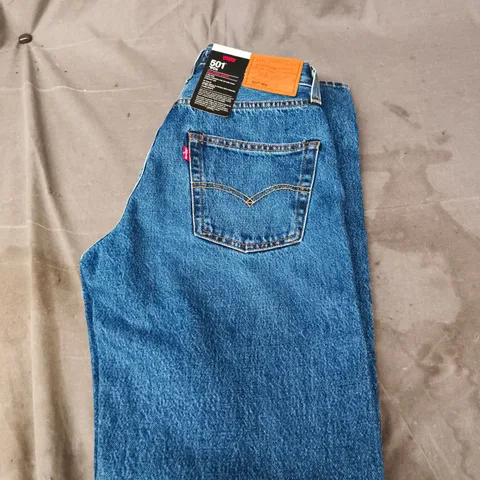 LEVI'S 501 JEANS – BLUE DENIM, 1990S VINTAGE - SIZE W24 X L32