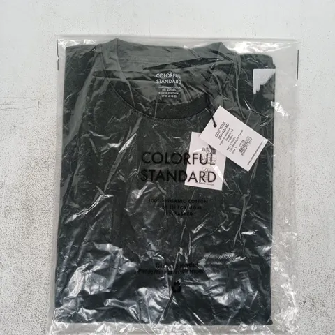 BAGGED COLORFUL STANDARD OVERSIZED ORGANIC LONG SLEEVE T-SHIRT IN MIDNIGHT FOREST SIZE LARGE
