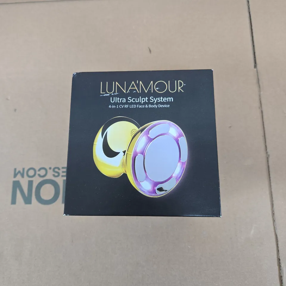 LUNAMOUR ULTRA SCULPT SYSTEM – 4-IN-1 RF LED FACE & BODY DEVICE - BOXED