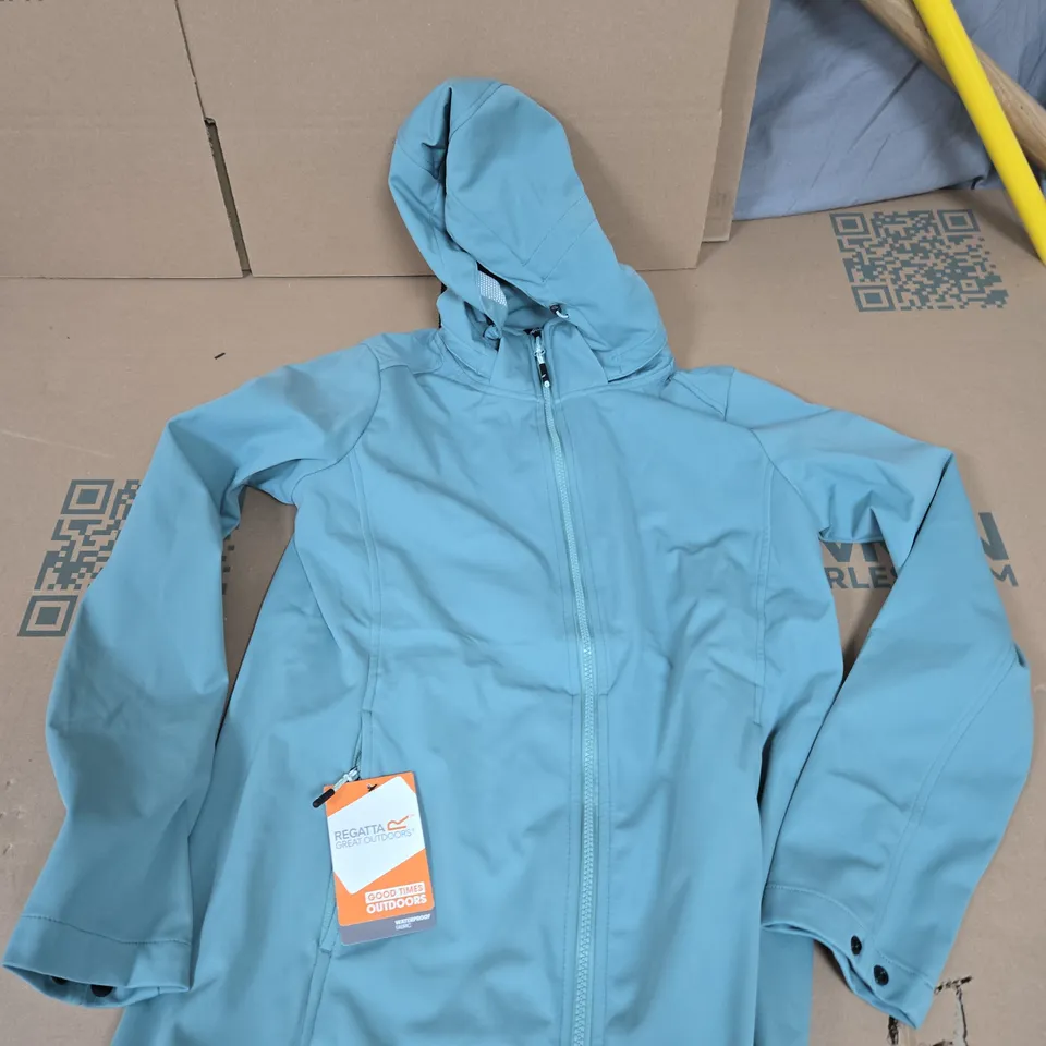 REGATTA WOMEN'S WATERPROOF JACKET – CARISBROOKE – IVY MOSS – UK 12