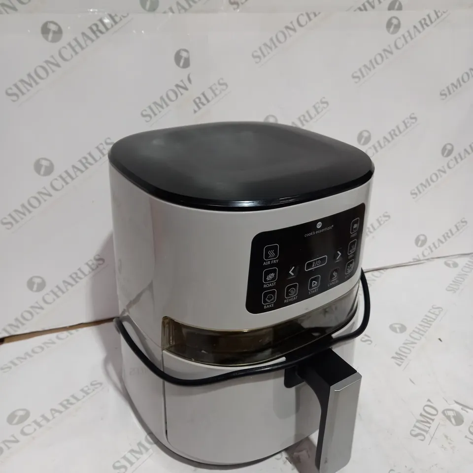 BOXED COOK'S ESSENTIALS 4.0L AIR FRYER, COOL GREY